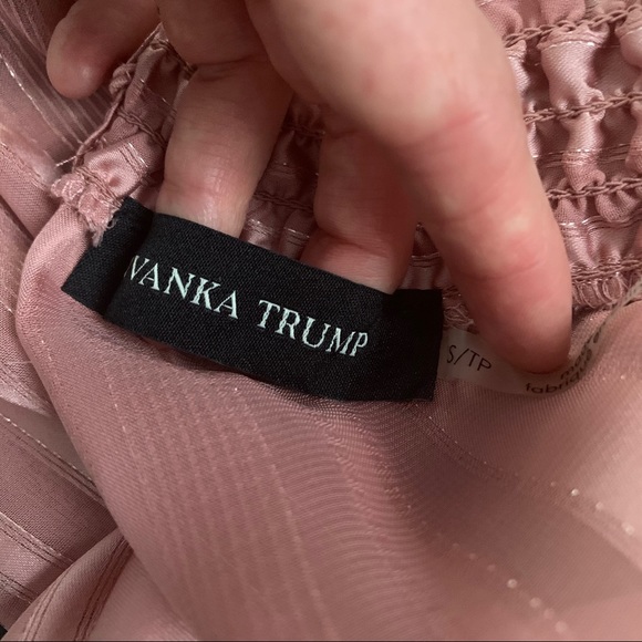 Blush Pink Cold Shoulder Blouse - Picture 6 of 6